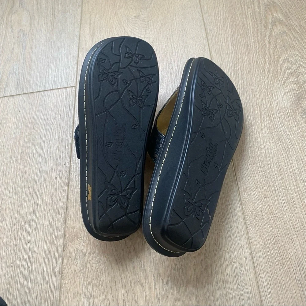 Alegria Vanessa Thong Leather Thong Sandals 41
